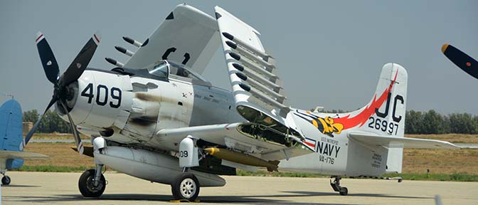 Douglas A-1D (AD-4NA) Skyraider NX409Z, April 29, 2016